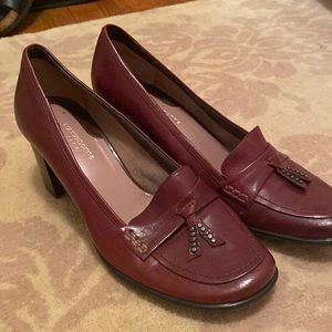 Burgundy heels